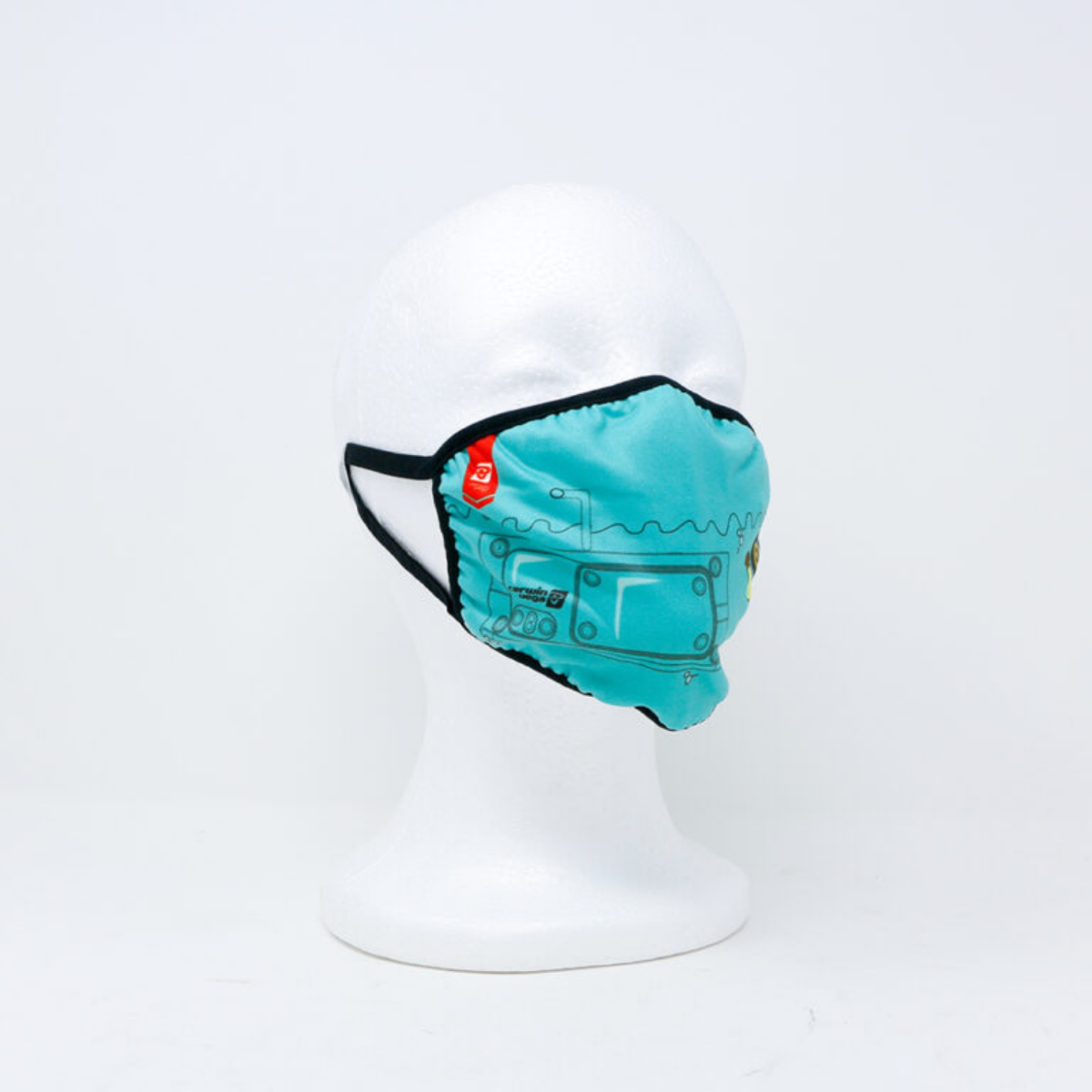 CVMSKB1 - Vega Kids and Young Adults Face Mask (Bass Head)