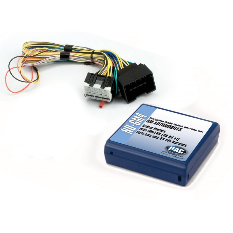 PAC NU-GM4 NAVIGATION UNLOCK FOR GMLAN 29 BIT (V1) RADIOS