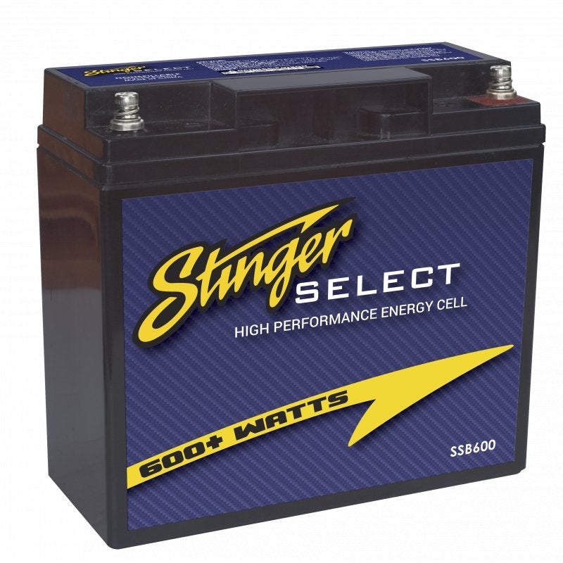 STINGER SSB600 SELECT 600W AGM BATTERY 20AH.