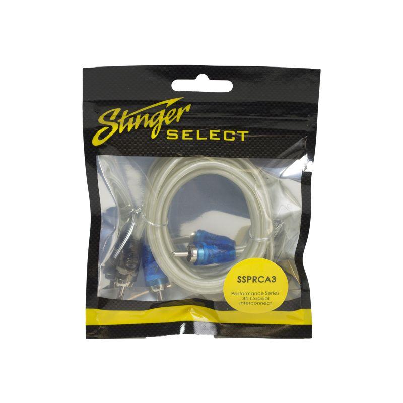 STINGER SSPRCA3 3FT PERFORMANCE SERIES COAXIAL RCA