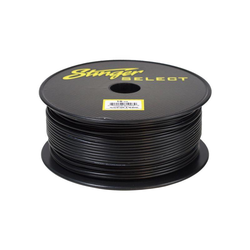 STINGER SSPW18BK 18 GA BLACK PRIMARY WIRE - 500 FT