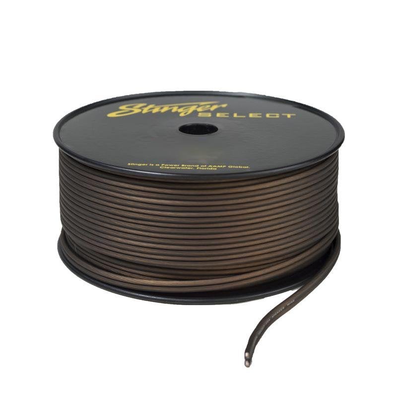 STINGER SSVLS16BK MATTE BLACK 16GA SPEAKER WIRE - 500 FT'