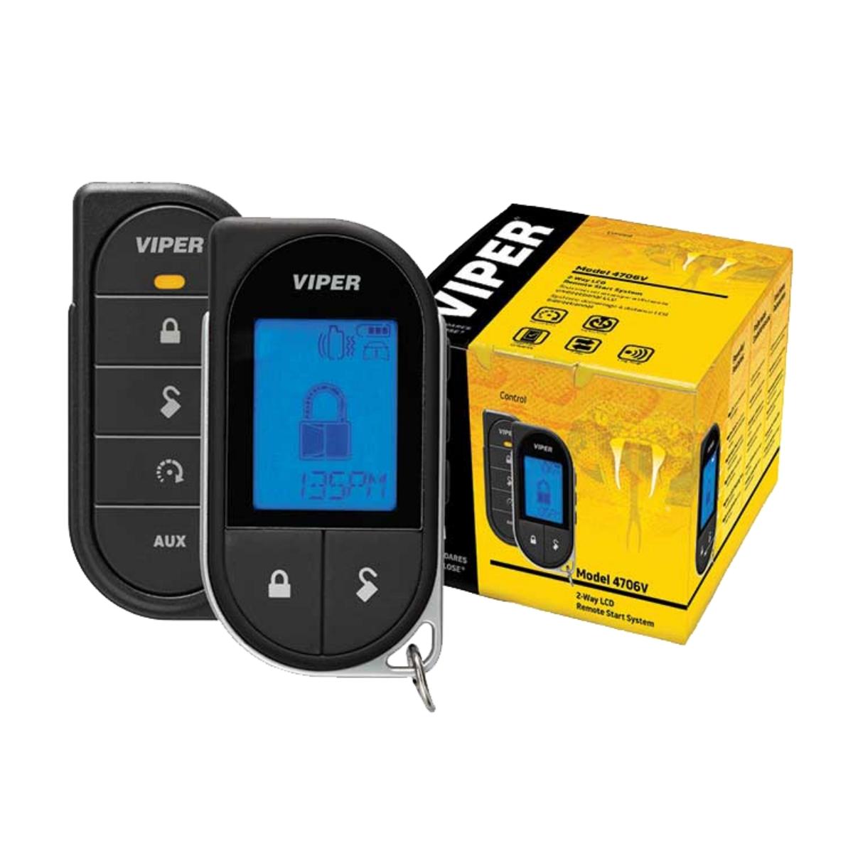 VIPER 4706V -2WAY LCD REMOTE START 1MILE RANGE